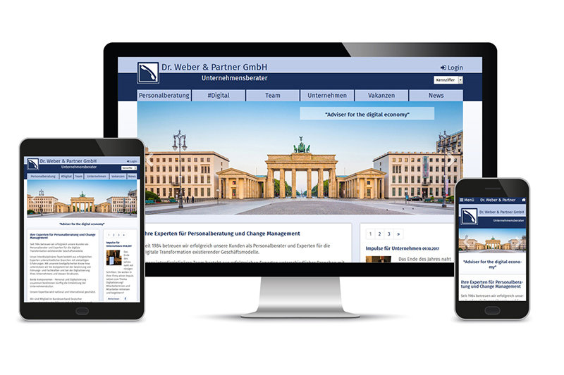 Webdesign für Unternehmensberater