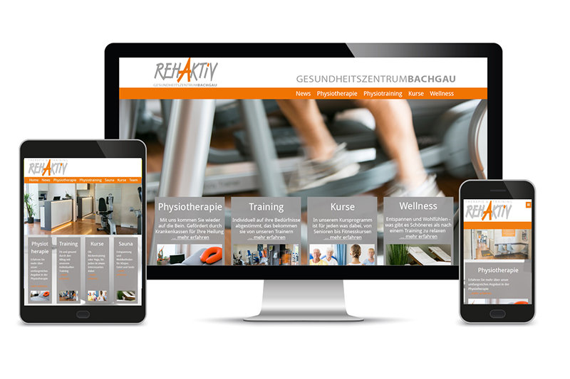 Webdesign eines Physiotherapeuten
